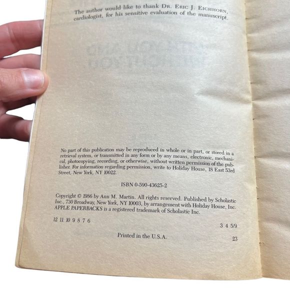 With You‎ And Without You Book By Ann M Martin Dealing With Terminal Illness - Picture 6 of 7